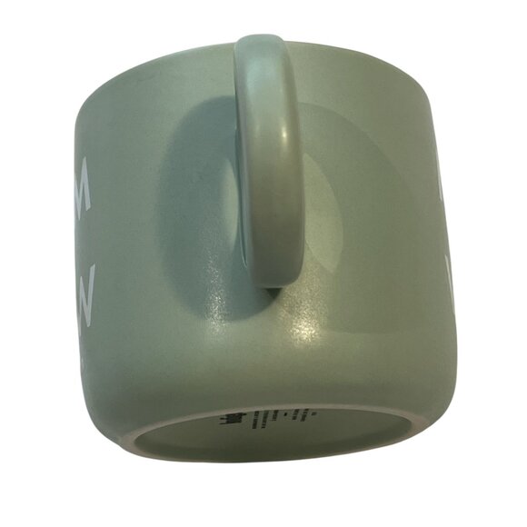 INDIGO MUG 'MOM is just WOW upside down' Mothers Day Gift Light Green Ceramic - Picture 4 of 7